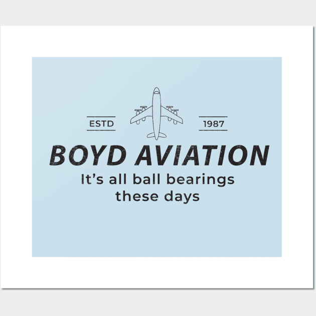 Boyd Aviation Wall Art by BodinStreet